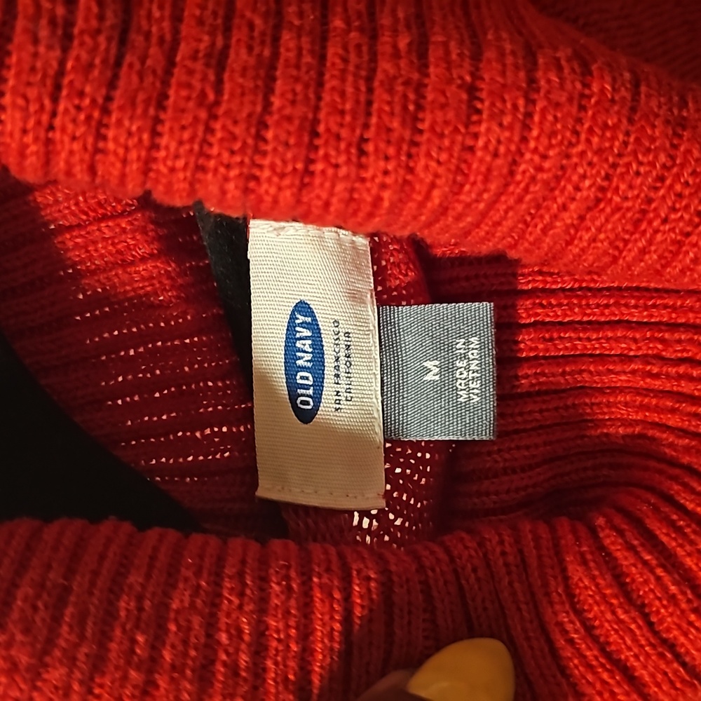 Red Turtle Neck Sweater